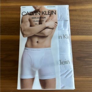 3-Pack Calvin Klein Men's 3XL 100% Cotton Big & Tall Boxer Briefs